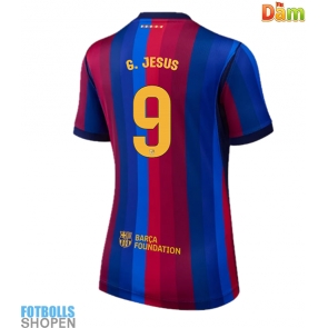 Billiga Barcelona Gabriel Jesus #9 Hemmatröja Dam 2026-27 Kortärmad